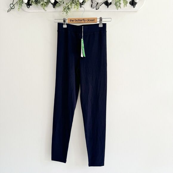 Boden Navy Pull On Skinny Leggings New Size 6 - Picture 1 of 4